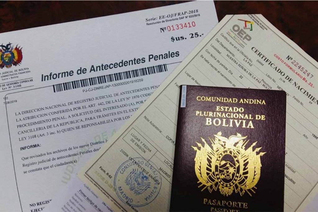 Certificado de nacimiento